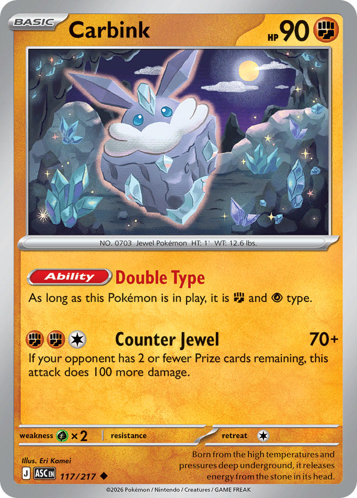 Carbink - 117/217 (ASC) Uncommon