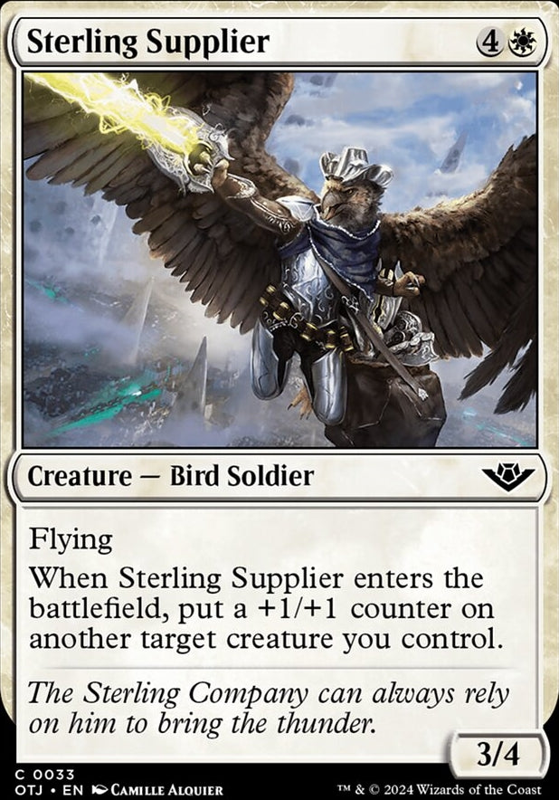 Sterling Supplier [#0033] (OTJ-C-FOIL)