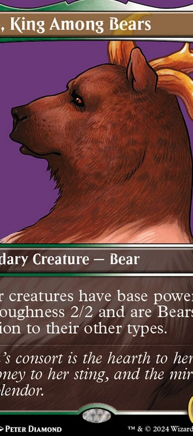 Kudo, King Among Bears [#0376 Borderless] (MH3-R-FOIL)