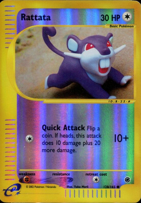 Rattata (128/165) Reverse Holo