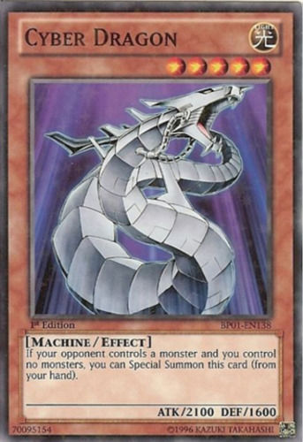 Cyber Dragon (Starfoil) (BP01-EN138) Starfoil Rare - Near Mint 1st Edition