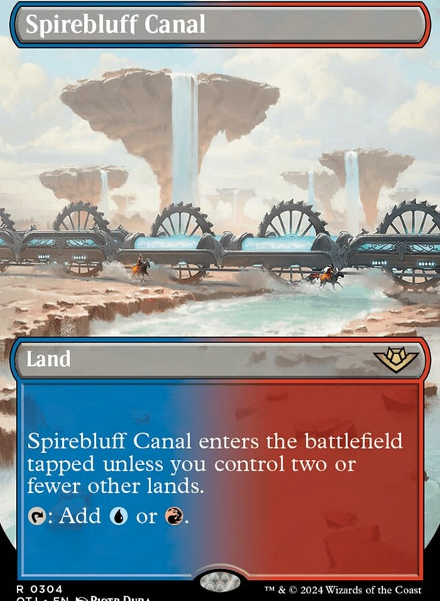 Spirebluff Canal [#0304 Borderless] (OTJ-R-FOIL)