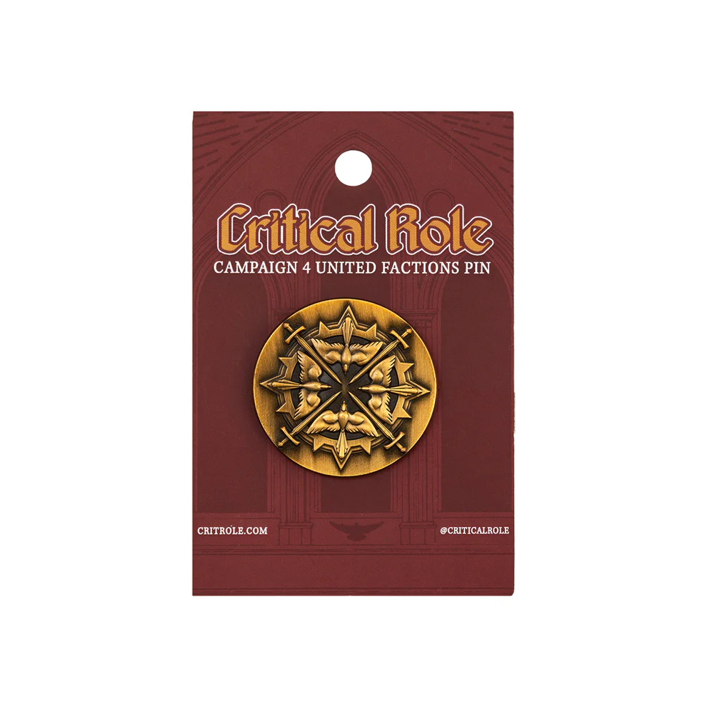 Critical Role: Campaign 4 United Faction Pin