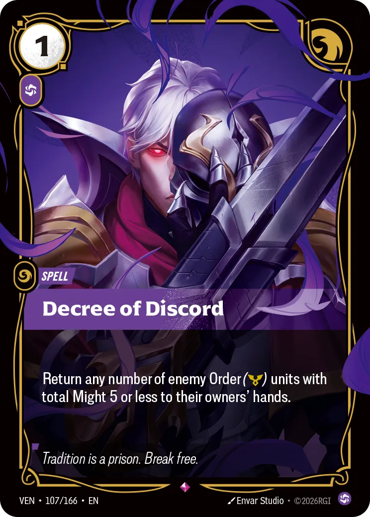 Decree of Discord - 107/166 (VEN) Rare