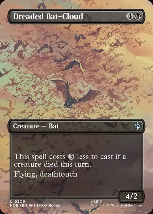 Dreaded Bat-Cloud [ #0206 Borderless Scene ] (HOB-U)