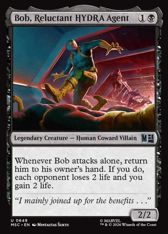 Bob, Reluctant HYDRA Agent [ #0649 ] (MSC-U)
