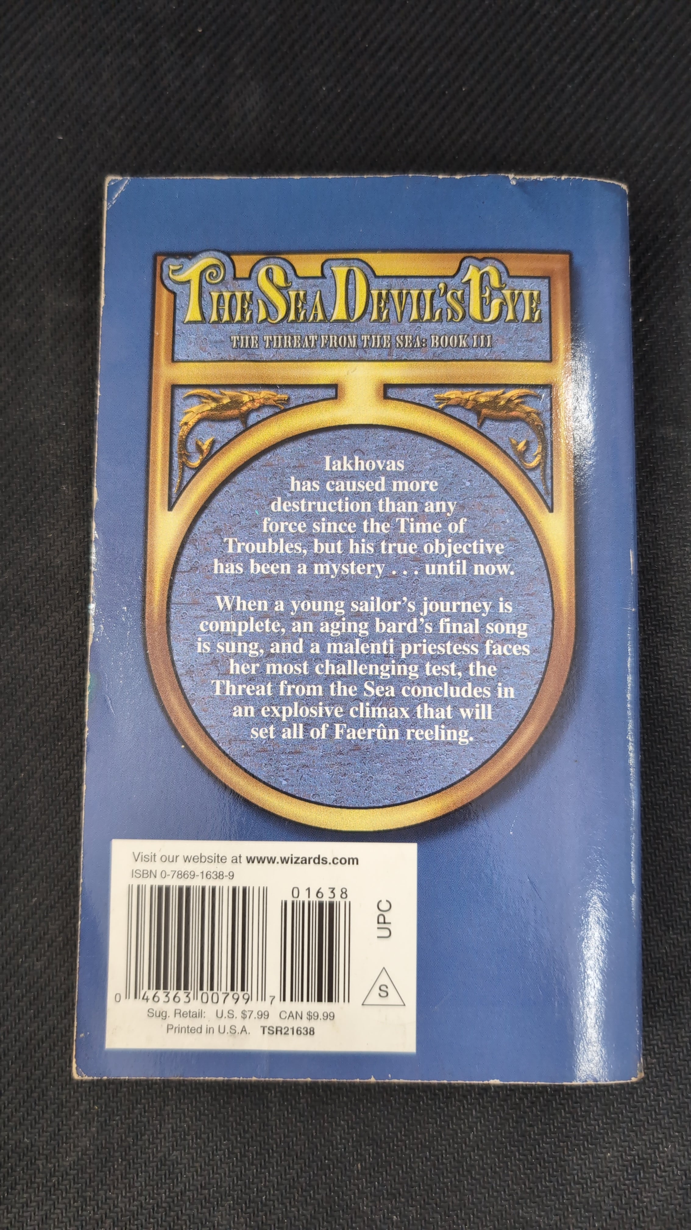 Forgotten Realms: The Sea Devil's Eye - The Threat from the Sea Book III [ Paperback ] (USED)