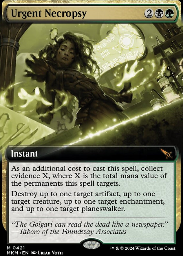 Urgent Necropsy [#0421 Extended Art] (MKM-M-FOIL)