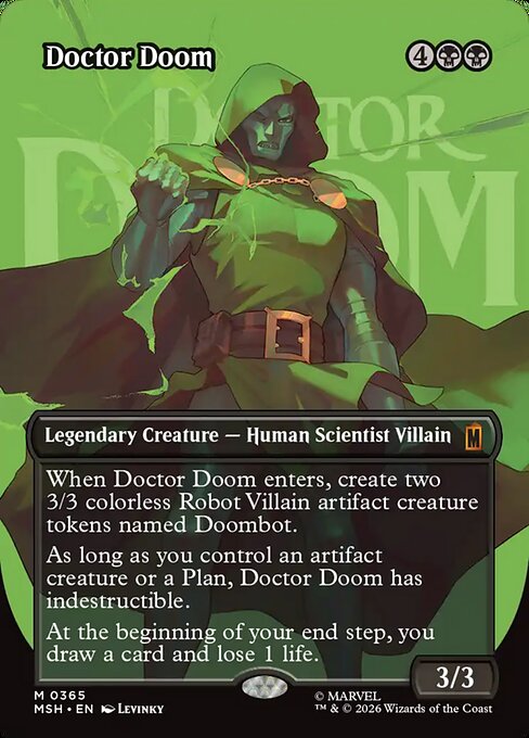 Doctor Doom [ #0365 Borderless Logo ] (MSH-M)