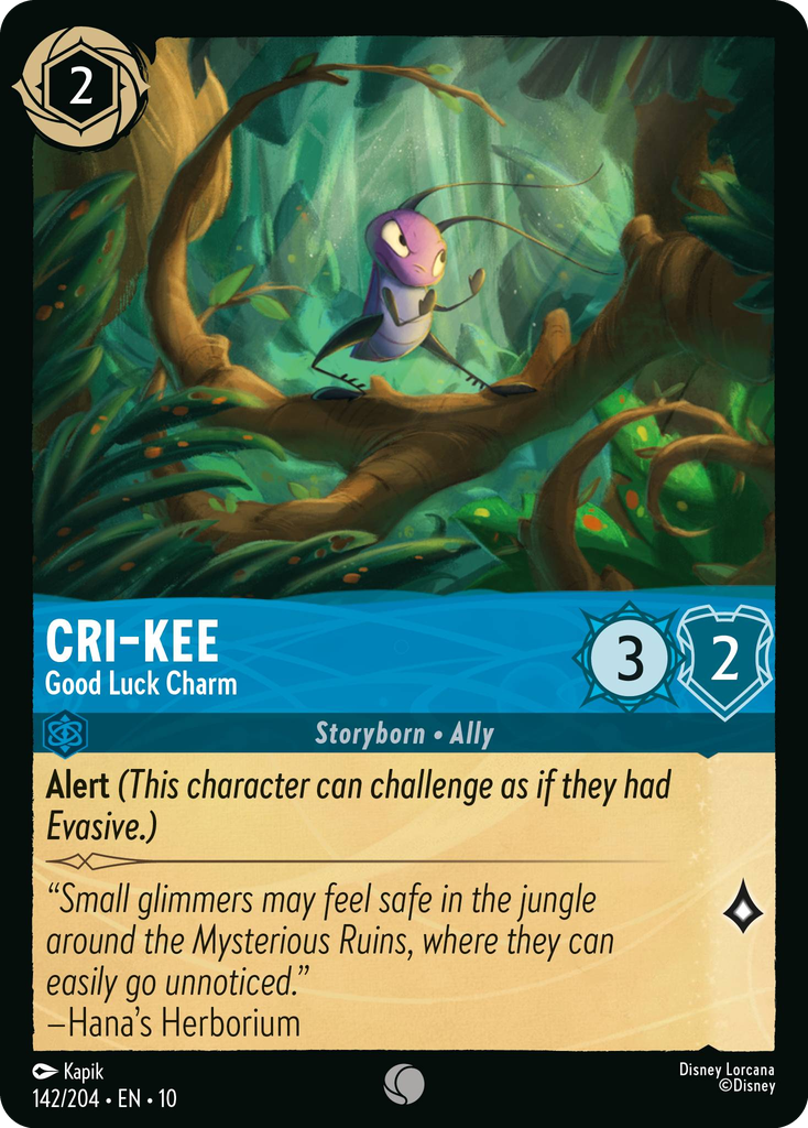 Cri-Kee - Good Luck Charm (142/204 - Whispers in the Well) Common