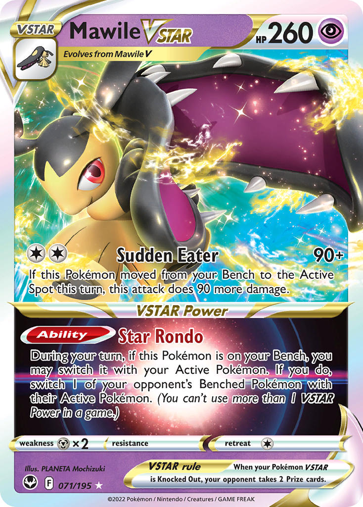 Mawile VSTAR - 071/195 (SWSH12) Ultra Rare - Near Mint Holofoil