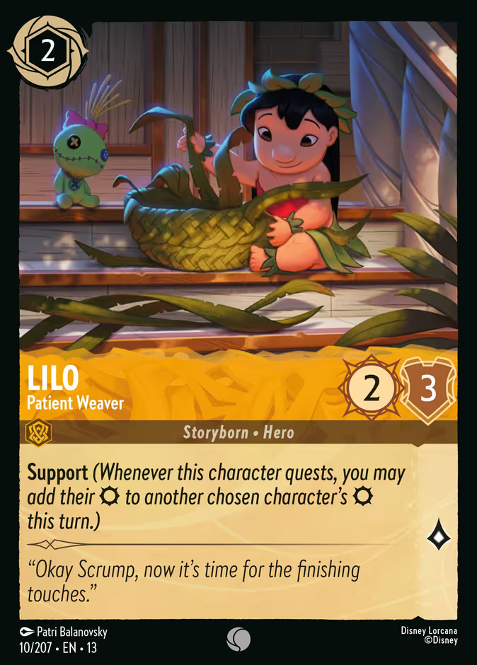 Lilo - Patient Weaver (010/204 - Attack of the Vine!) Common