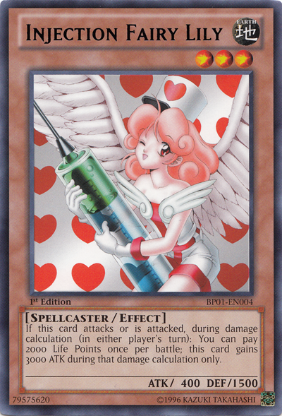 Injection Fairy Lily (BP01-EN004) Rare - Near Mint 1st Edition