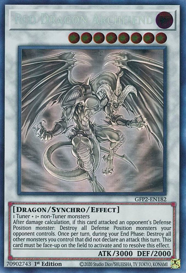 Red Dragon Archfiend(GFP2-EN182) Ghost Rare - 1st Edition