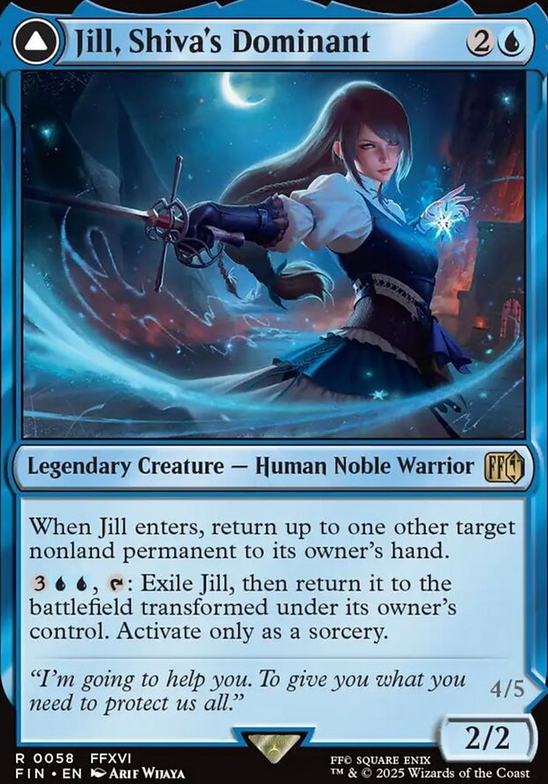 Jill, Shiva's Dominant // Shiva, Warden of Ice [ #0058 ] (FIN-R)