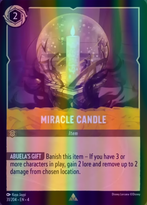 Miracle Candle (Ursula's Return 031/204) Rare - Near Mint Cold Foil