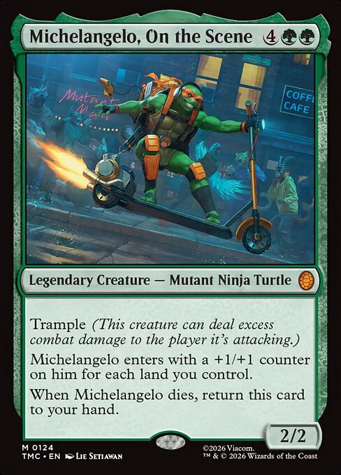 Michelangelo, On the Scene [ #0124 ] (TMC-M)