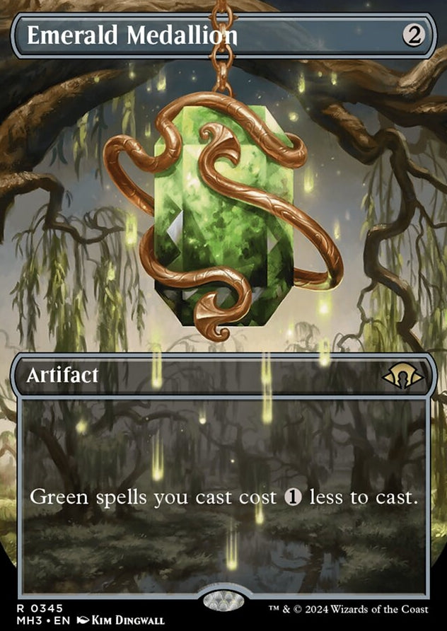 Emerald Medallion [#0345 Borderless] (MH3-R-FOIL)