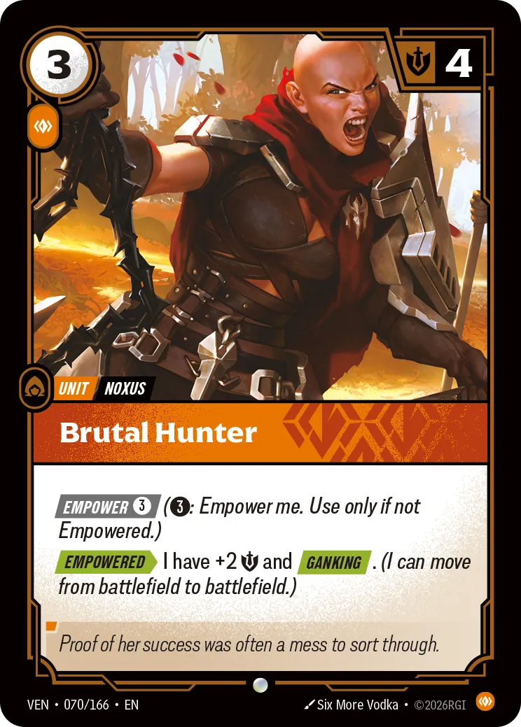 Brutal Hunter - 070/166 (VEN) Common