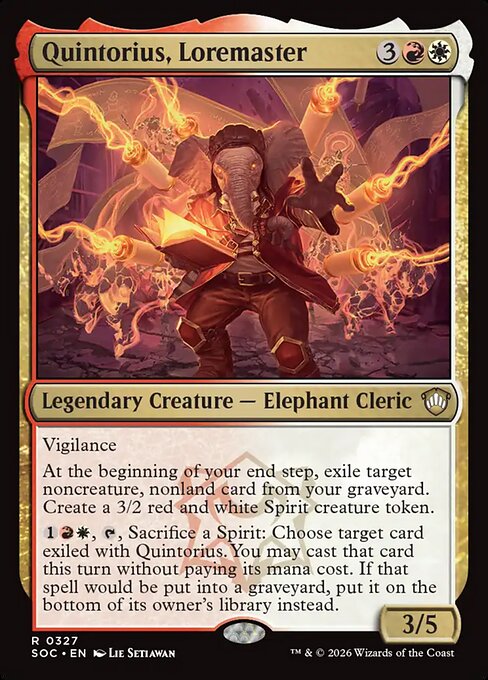 Quintorius, Loremaster [ #0327 ] (SOC-R)