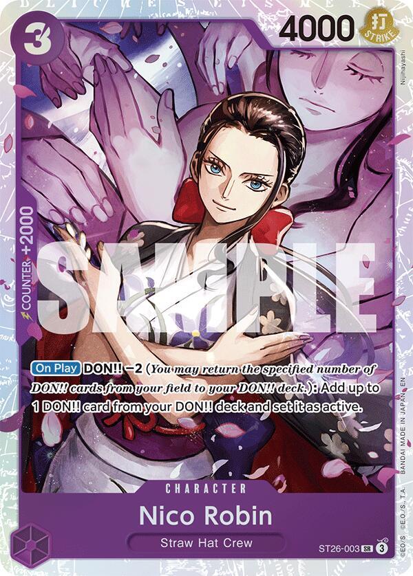 Nico Robin - ST26 - 003 (ST26) - Near Mint (SR)