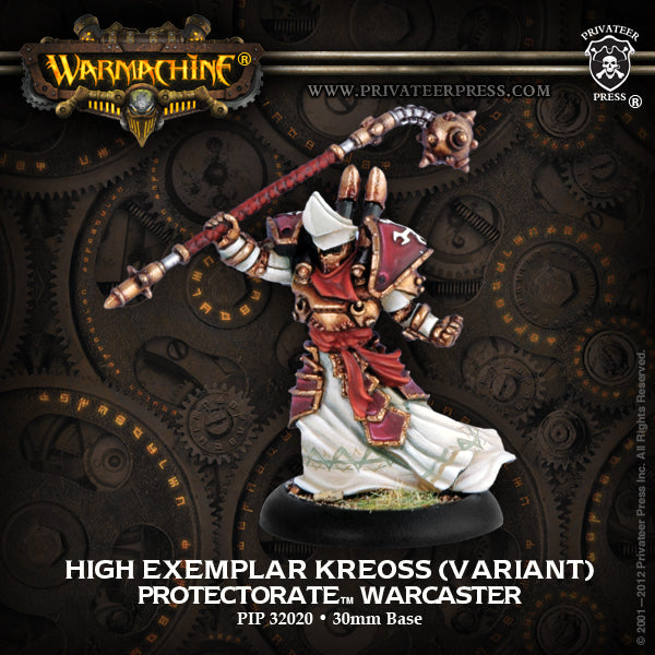 Warmachine: Protectorate - High Exemplar Kreoss (Variant), Warcaster (Metal) (OOP)