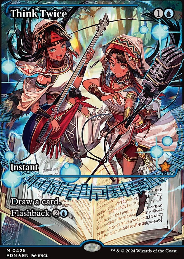 Think Twice [#0425 Japanese Showcase] (FDN-M-FOIL) Japanese