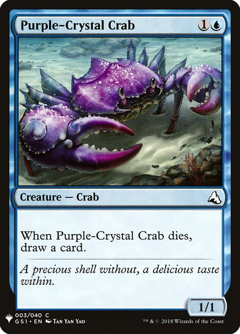 Purple-Crystal Crab [Mystery Booster #0464] (GS1-C)