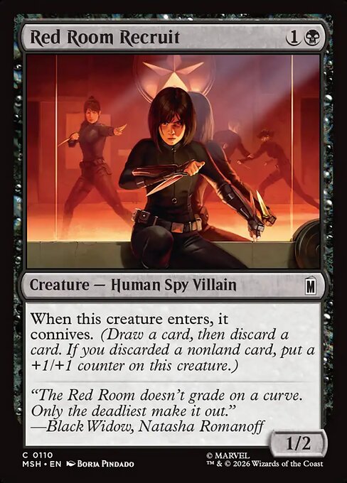 Red Room Recruit [ #0110 ] (MSH-C)