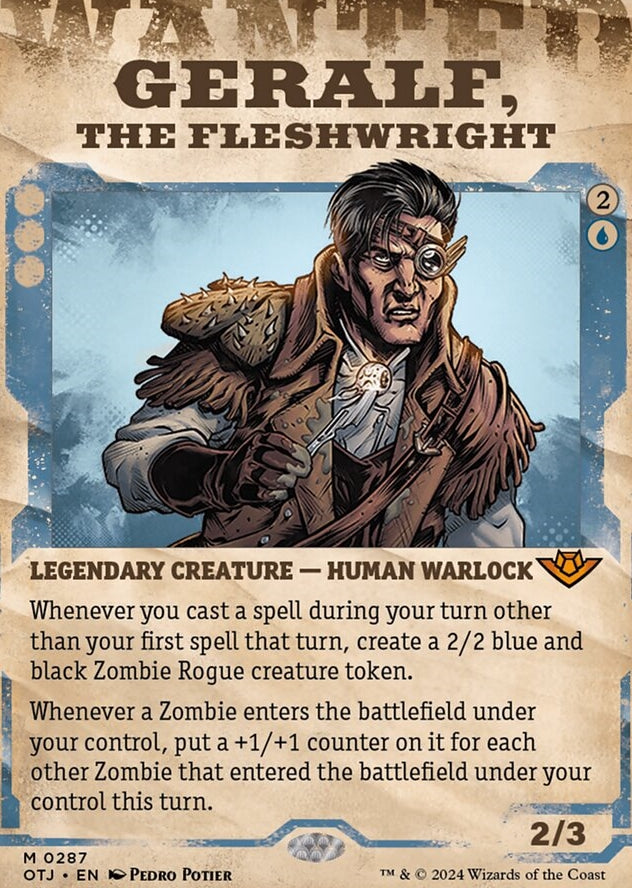 Geralf, the Fleshwright [#0287 Showcase] (OTJ-M-FOIL)