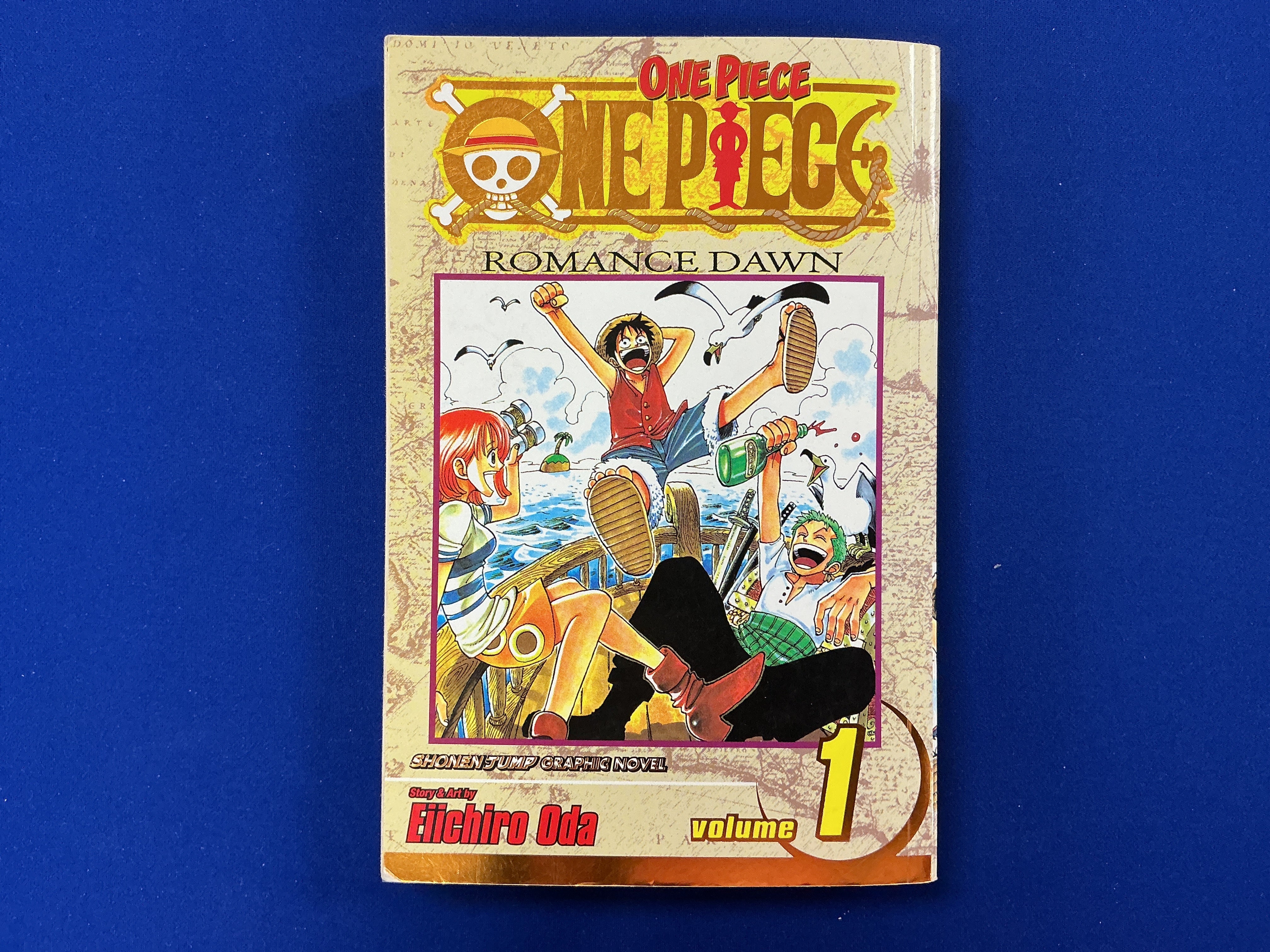 One Piece Gold Foil Cover Volume 1 (Tenth Printing)(USED)