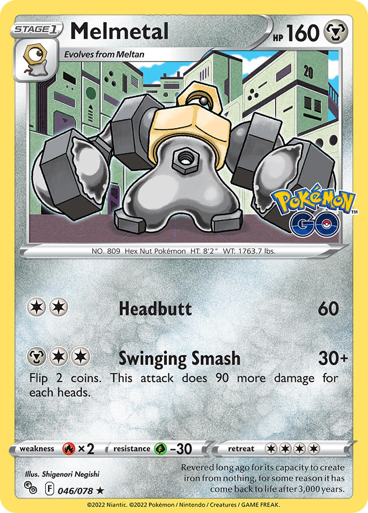 Melmetal - 046/078 (PGO) Holo Rare - Near Mint Holofoil