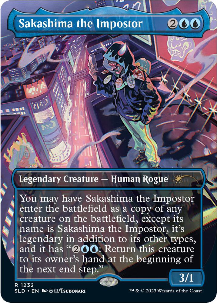 Sakashima the Impostor (SLD-R-FOIL) Near Mint