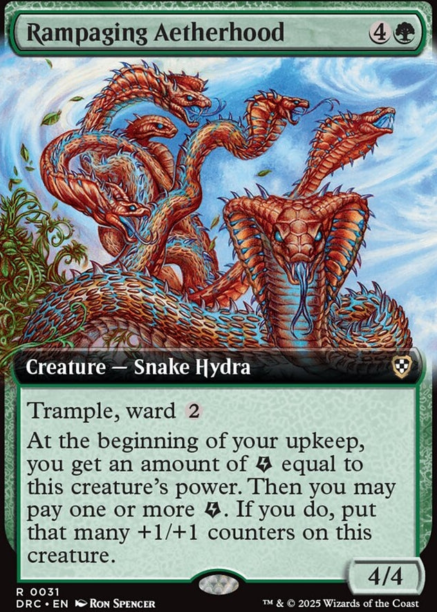 Rampaging Aetherhood [ #0031 Extended Art ] (DRC-R)