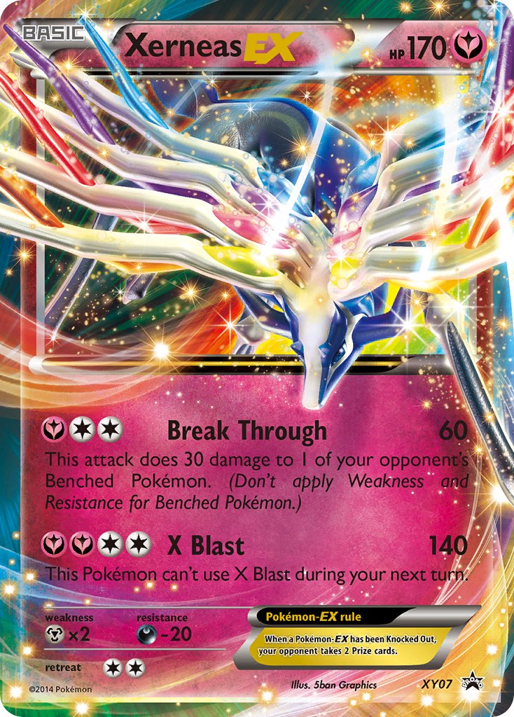 Xerneas EX - XY07 (XY:PR) Promo - Near Mint Holofoil