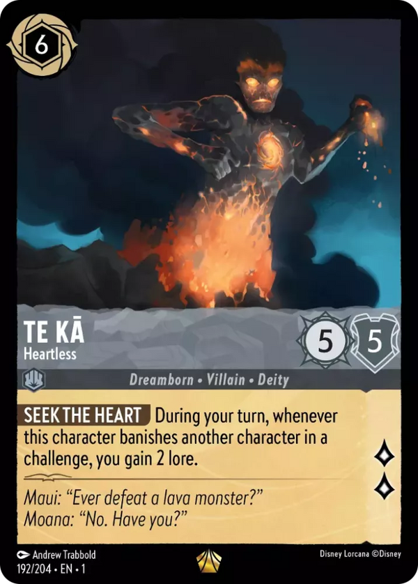 Te Ka - Heartless (The First Chapter 192/204) Legendary - Near Mint