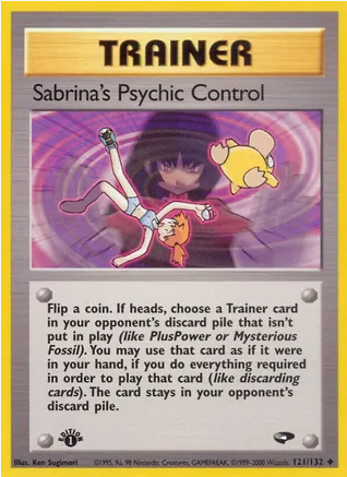 Sabrina's Psychic Control (121/132) 1st Edition