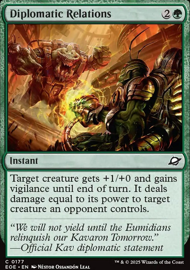 Diplomatic Relations [ #0177 ] (EOE-C)