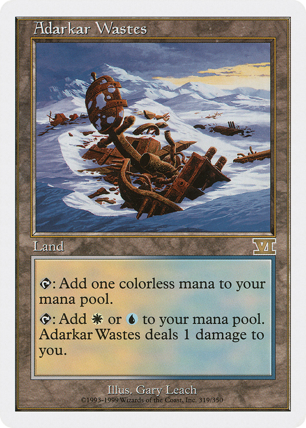 Adarkar Wastes (6ED-R) Moderate Play