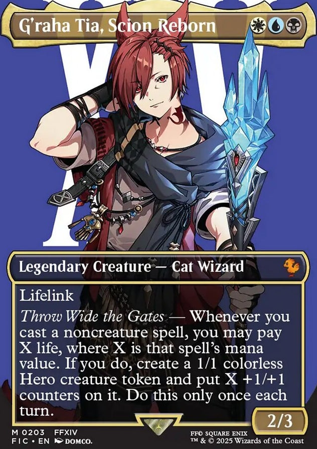 G'raha Tia, Scion Reborn [ #0203 Borderless ] (FIC-M)
