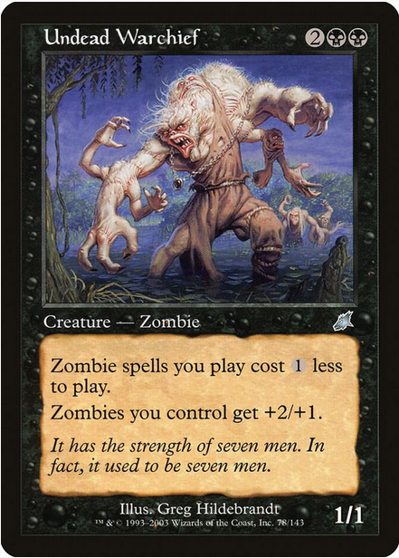 Undead Warchief (SCG-U) Light Play