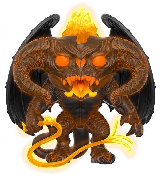 POP Figure (6 Inch): Lord of the Rings #0448 - Balrog (Fall Convention) (Glows in the Dark)
