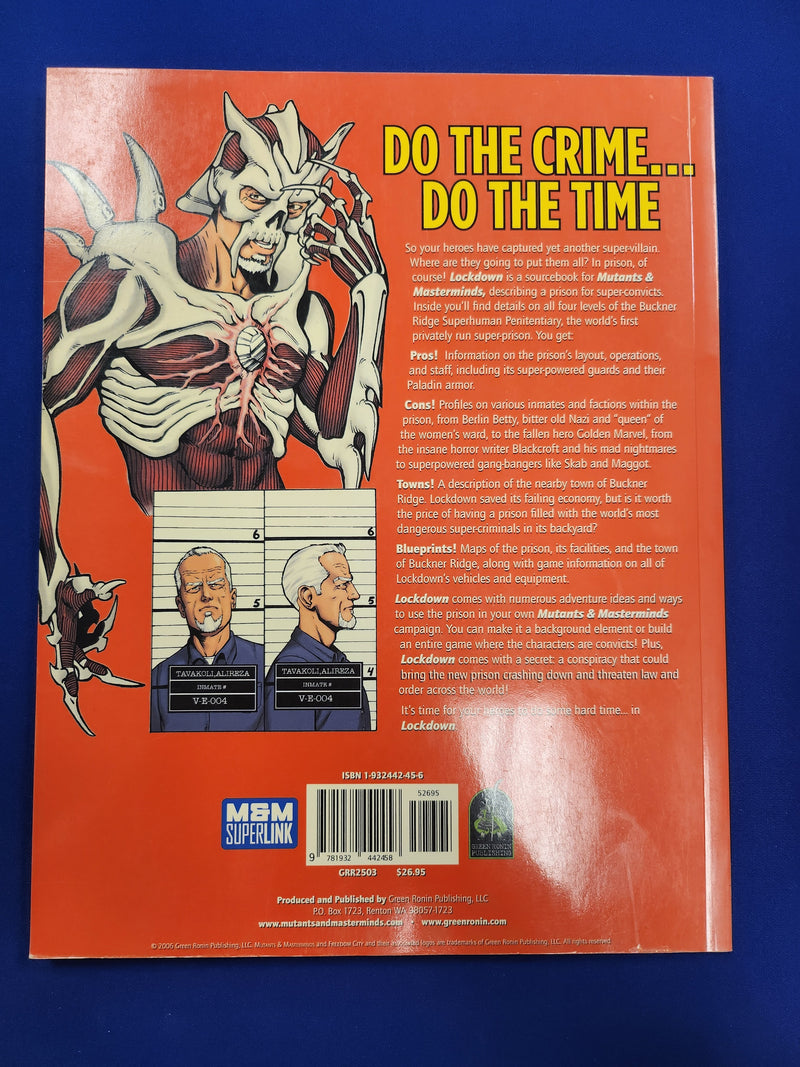 Mutants & Masterminds 1st Edition: Lockdown Softcover (USED)