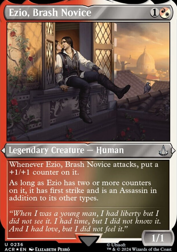 Ezio, Brash Novice [#0236 Etched Foil] (ACR-U)