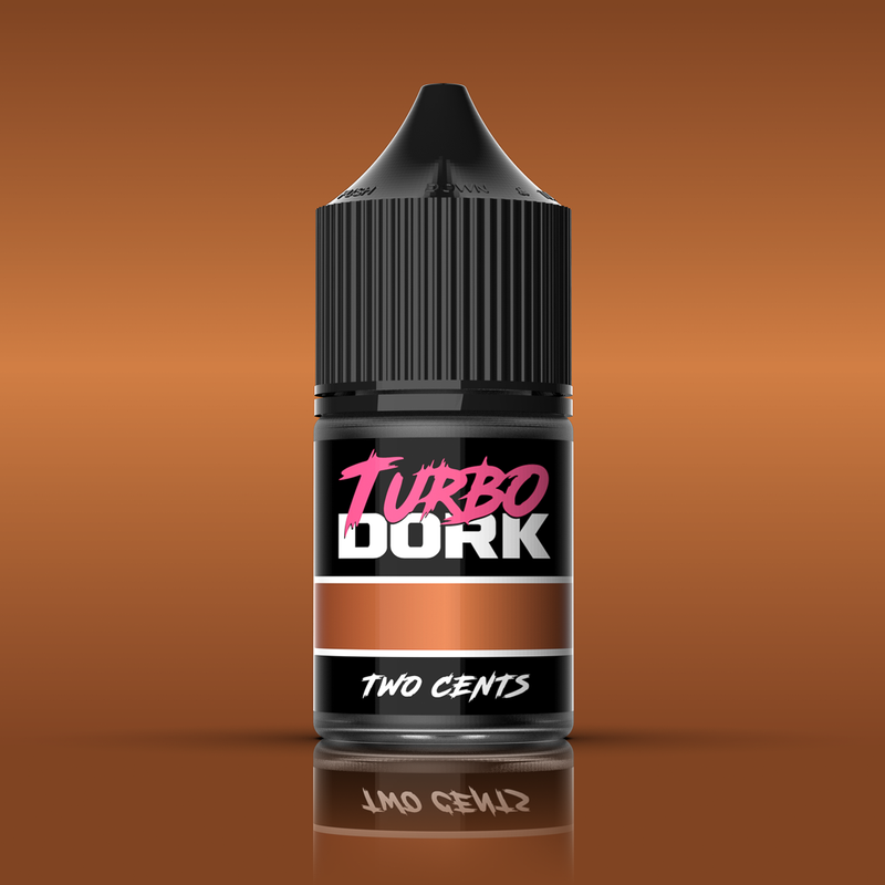 Turbo Dork 2.0: Metallic Acrylic - Two Cents (22ml)