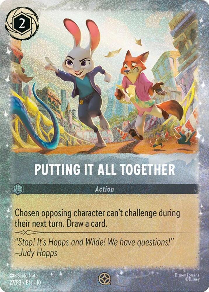 Putting It All Together (27/P3 - Disney Lorcana Promo Cards) Promo Foil Near Mint