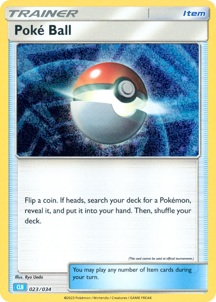 Poke Ball - 023/034 (TCG:CLB) Classic Collection - Near Mint Holofoil