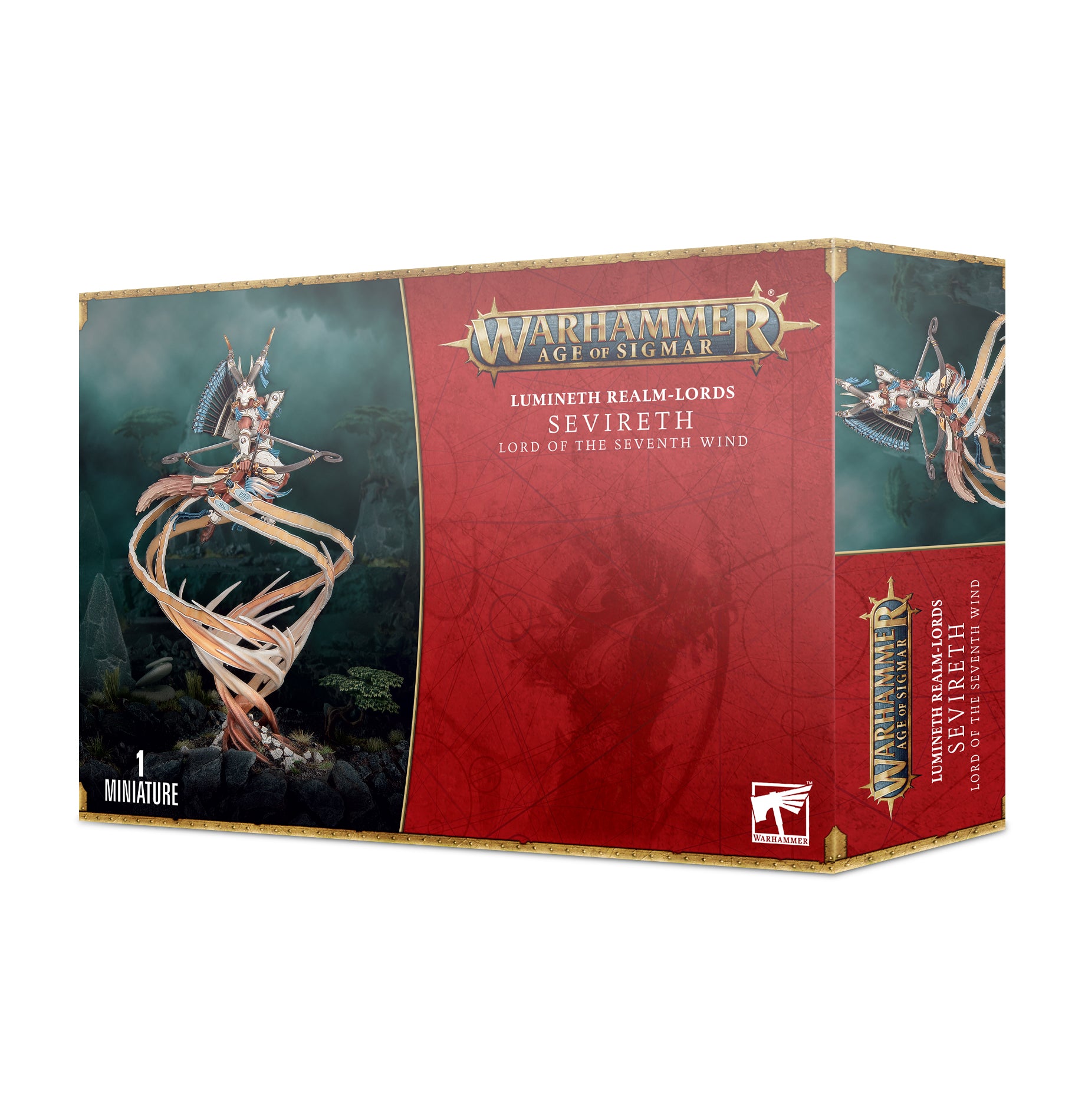 Age of Sigmar: Lumineth Realm-Lords - Sevireth, Lord of the Seventh Wind / Hurakan Spirit of the Wind