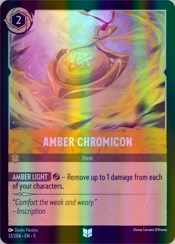 Amber Chromicon (Shimmering Skies 032/204) Uncommon - Near Mint Cold Foil