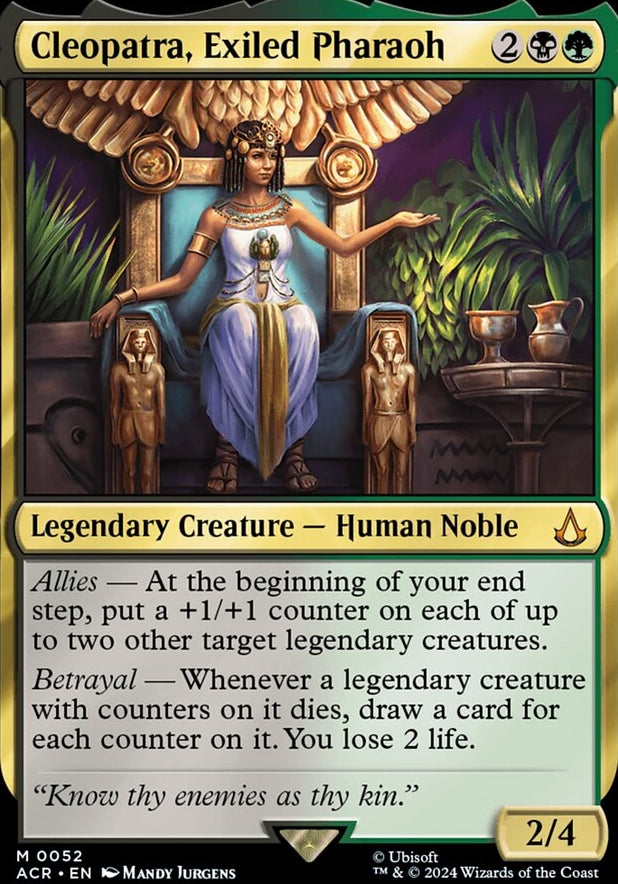 Cleopatra, Exiled Pharaoh [#0052] (ACR-M)